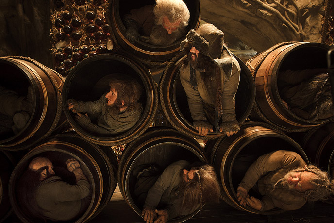 hobbit anões barril